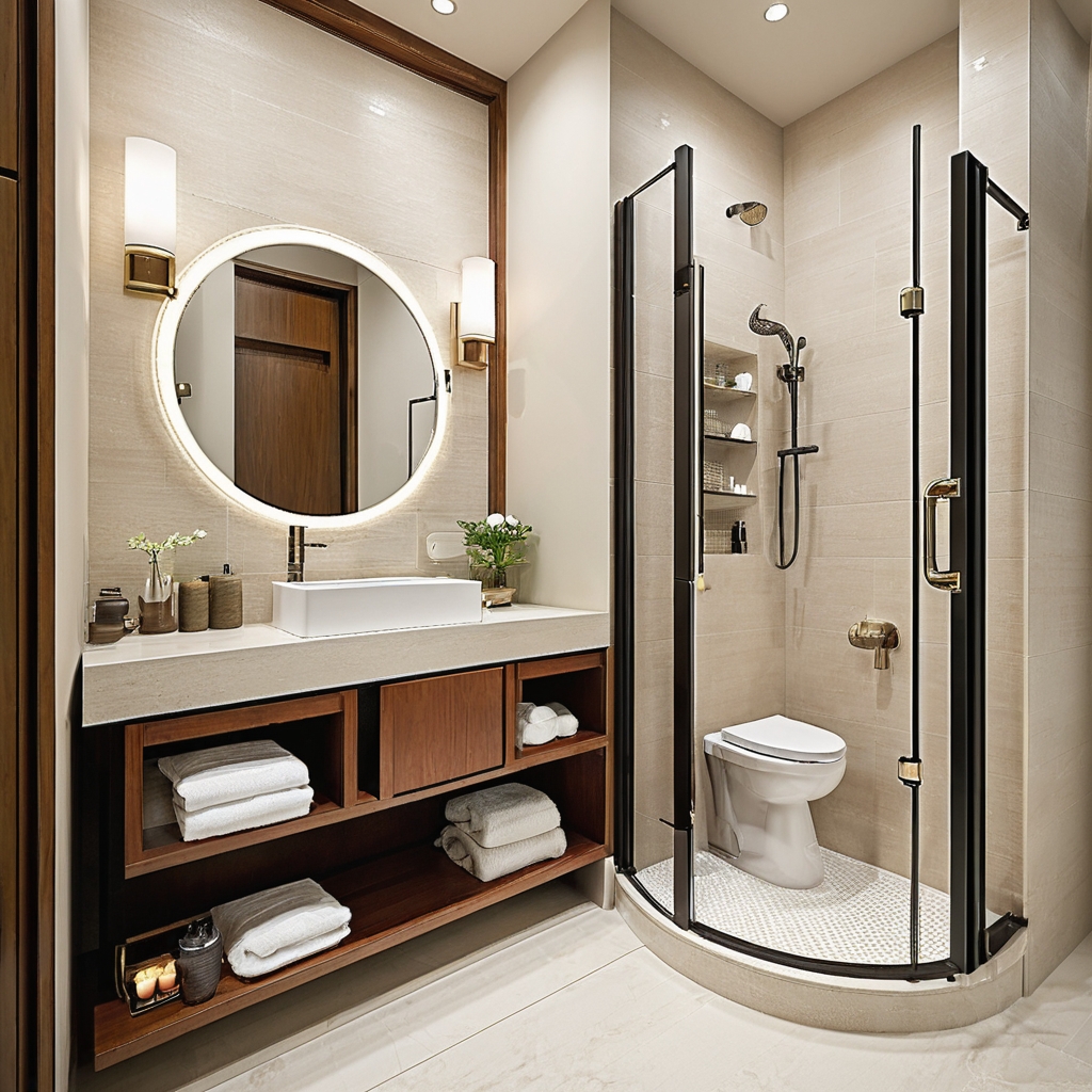 A beautifully designed universal design bathroom in Karachi, safe and comfortable for all ages