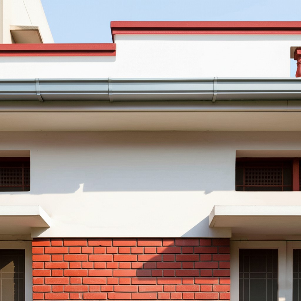After new gutter installation on the same home in Bath Island