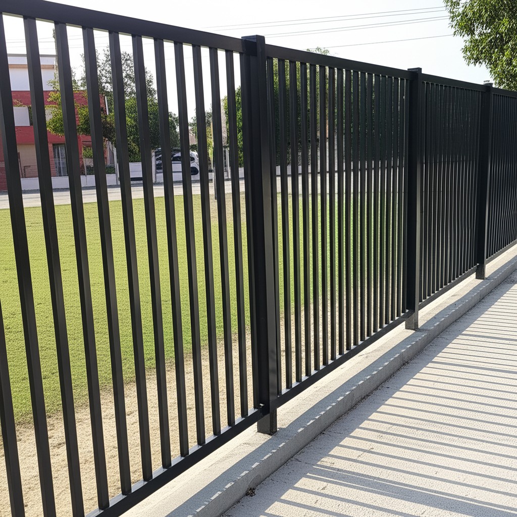 After `fence repair Karachi`: A fully repaired and secure `chain link fence Karachi`, enhancing `security fencing Karachi`.
