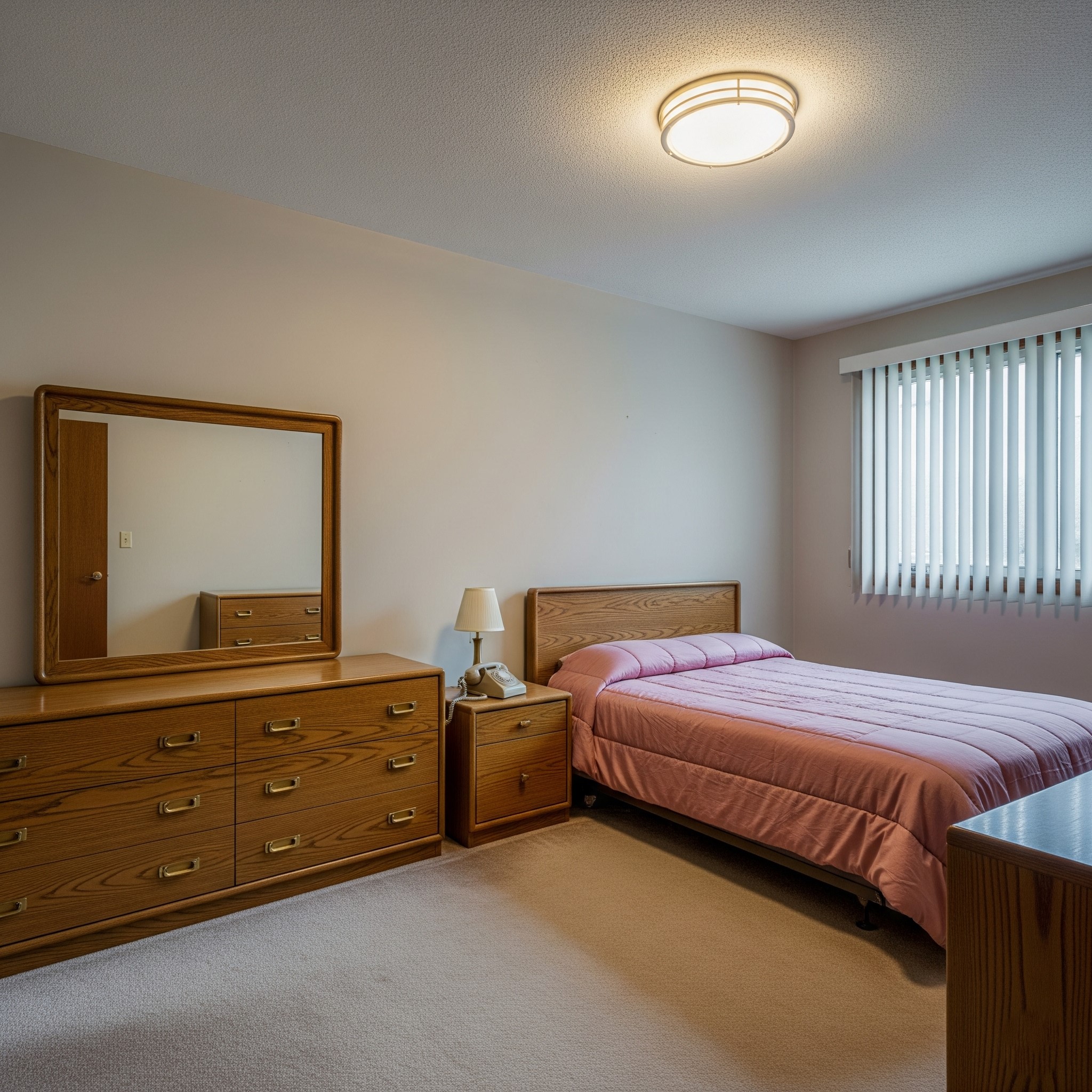 Cluttered bedroom