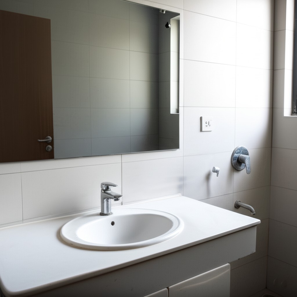 After `detailed construction cleanup Karachi` of a kitchen, showcasing a sanitized and shining space.