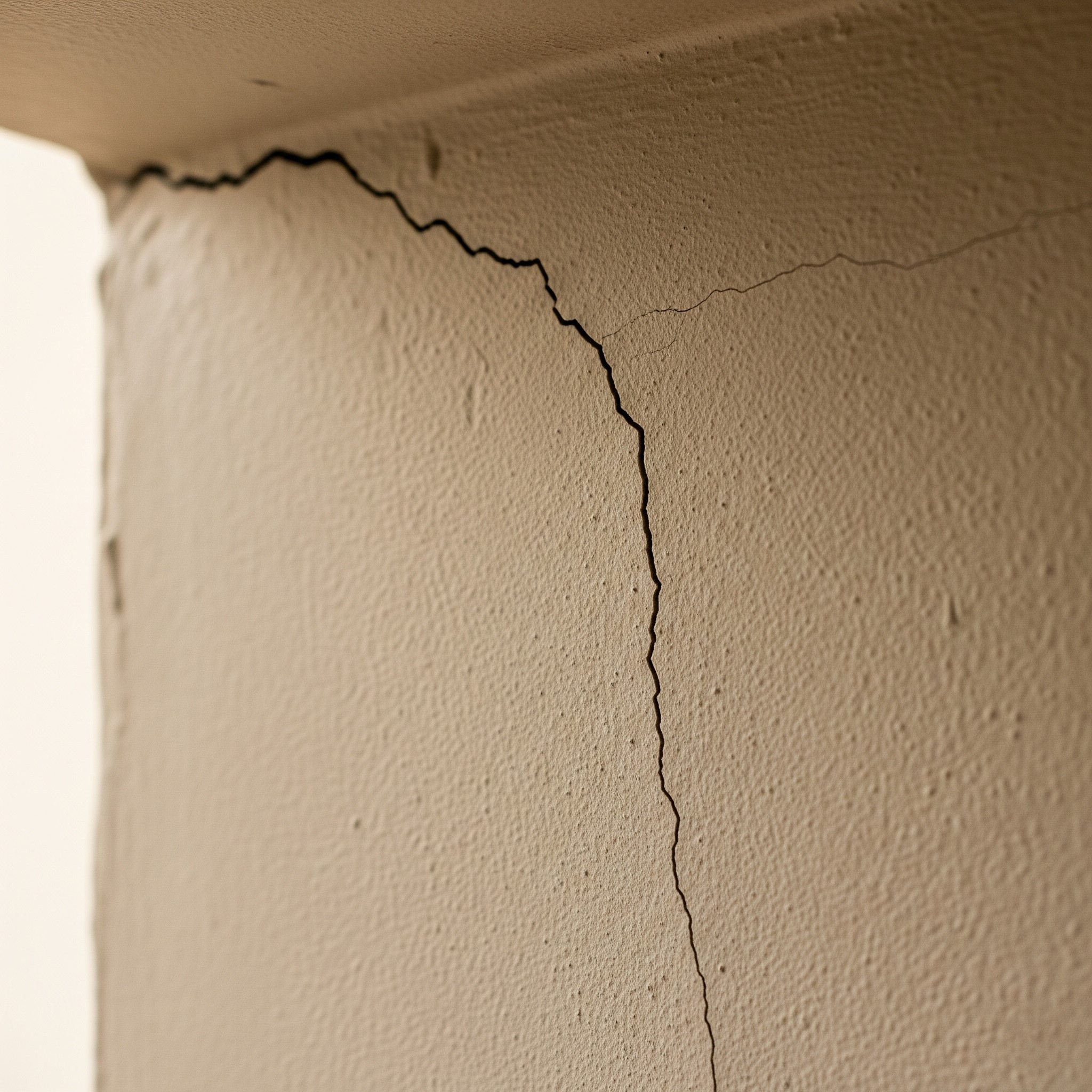 Cracked foundation wall